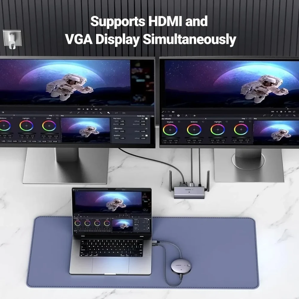 UGREEN 90909A 4K@30Hz Wireless HDMI Transmitter and Receiver - Image 4