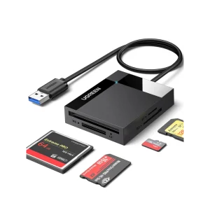 UGREEN 30333 4-IN-1 USB 3.0 CARD READER TF/SD/MS/CF 0.5M GRAY
