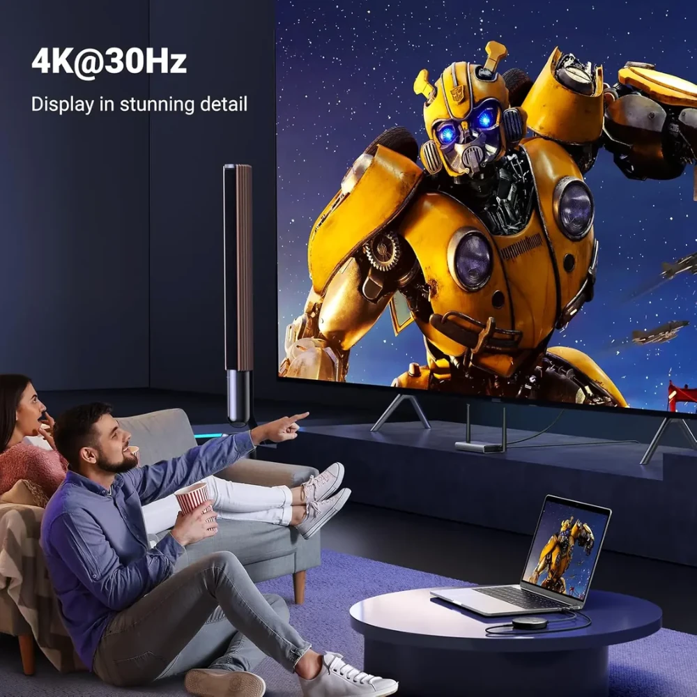 UGREEN 90909A 4K@30Hz Wireless HDMI Transmitter and Receiver - Image 7