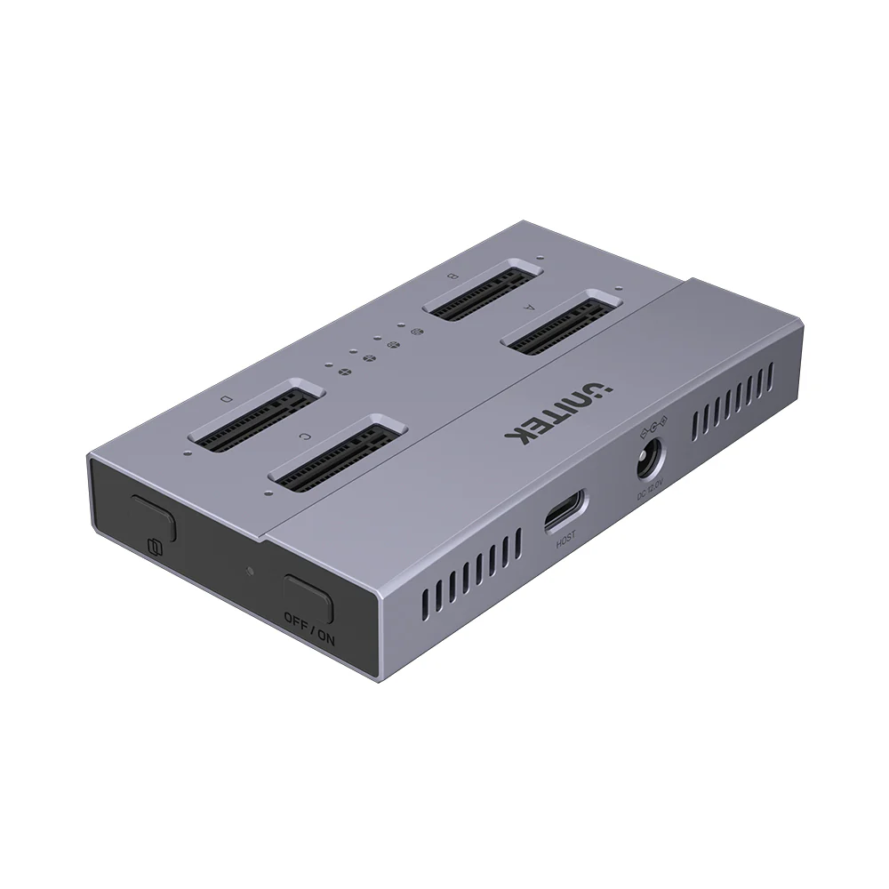 Unitek S1243BGY01-EU 4-Bay M.2 NVMe SSD Docking Station 40Gbps