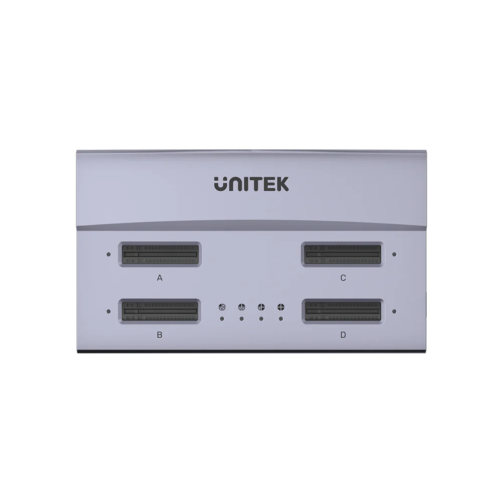 Unitek S1243BGY01-EU 4-Bay M.2 NVMe SSD Docking Station 40Gbps