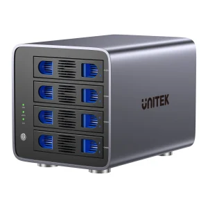 Unitek S1301AGY01 4-Bay RAID 2.5"/3.5" SATA External Hard Drive Enclosure