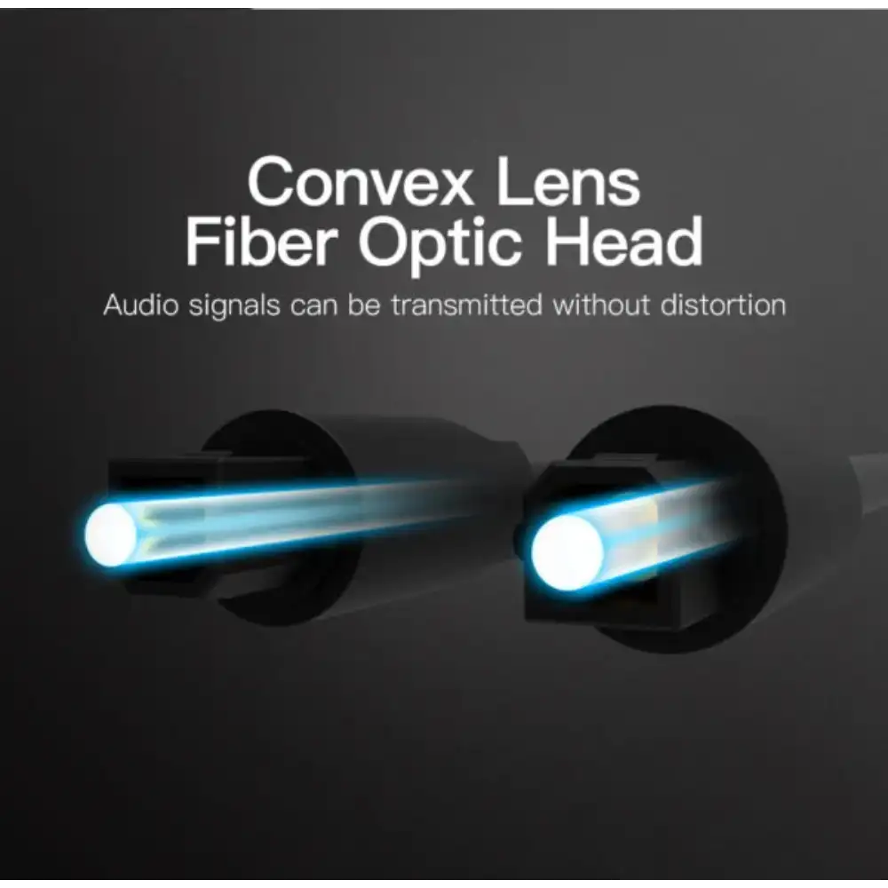 VENTION BAEBH OPTICAL FIBER AUDIO CABLE 2M BLACK - Image 3