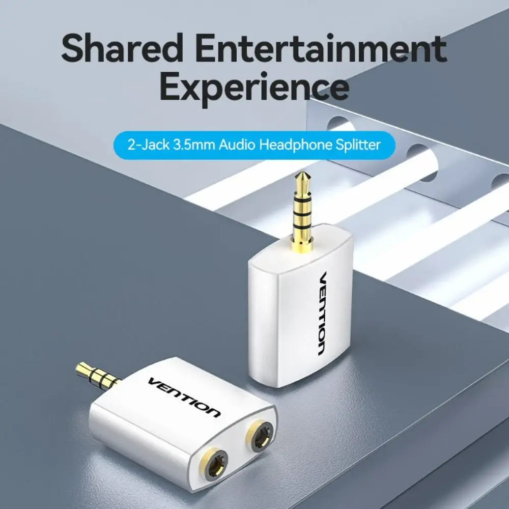 VENTION BDAW0 4POLE 3.5MM MALE TO 2*3.5MM FEMALE AUDIO CONVERTER - Image 9