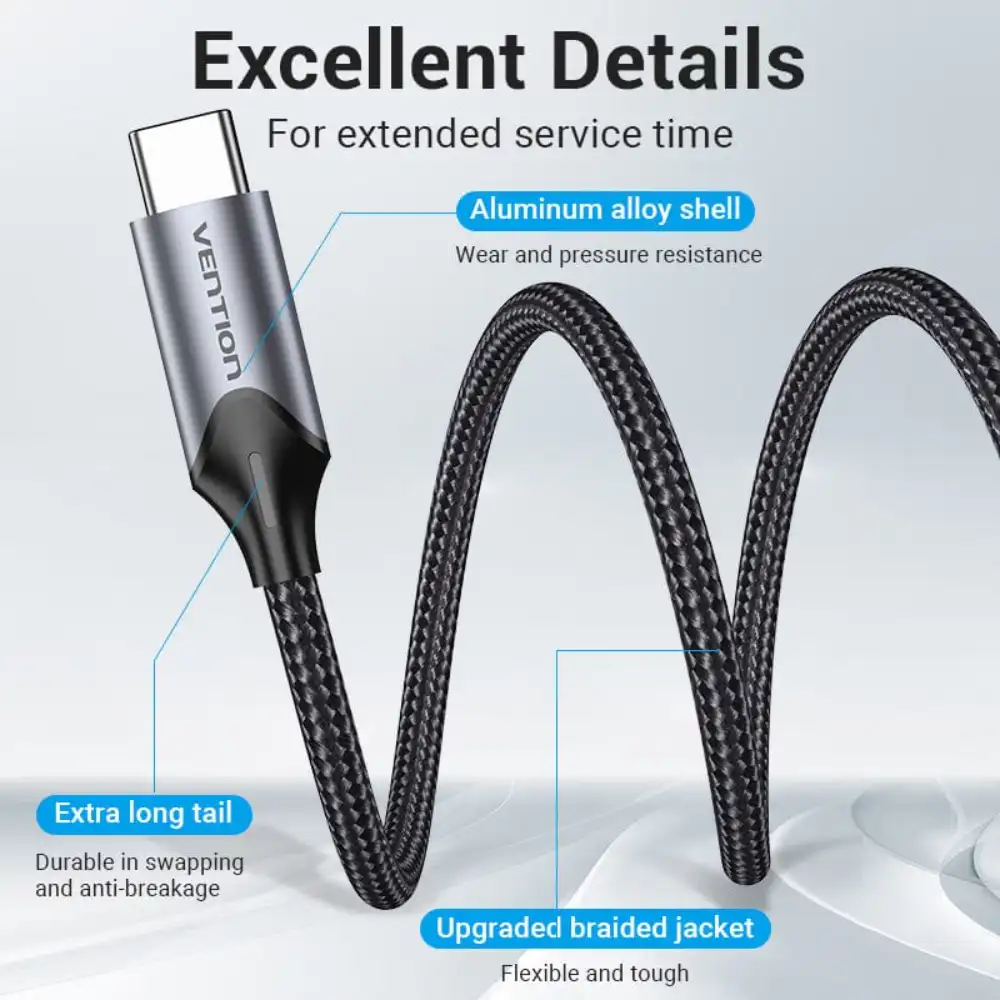 VENTION BGMHA USB-C TO 3.5MM EARPHONE JACK ADAPTER - Image 6