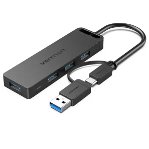 VENTION CHTBB 4-PORT USB-C & USB3.0 2-IN1 HUB