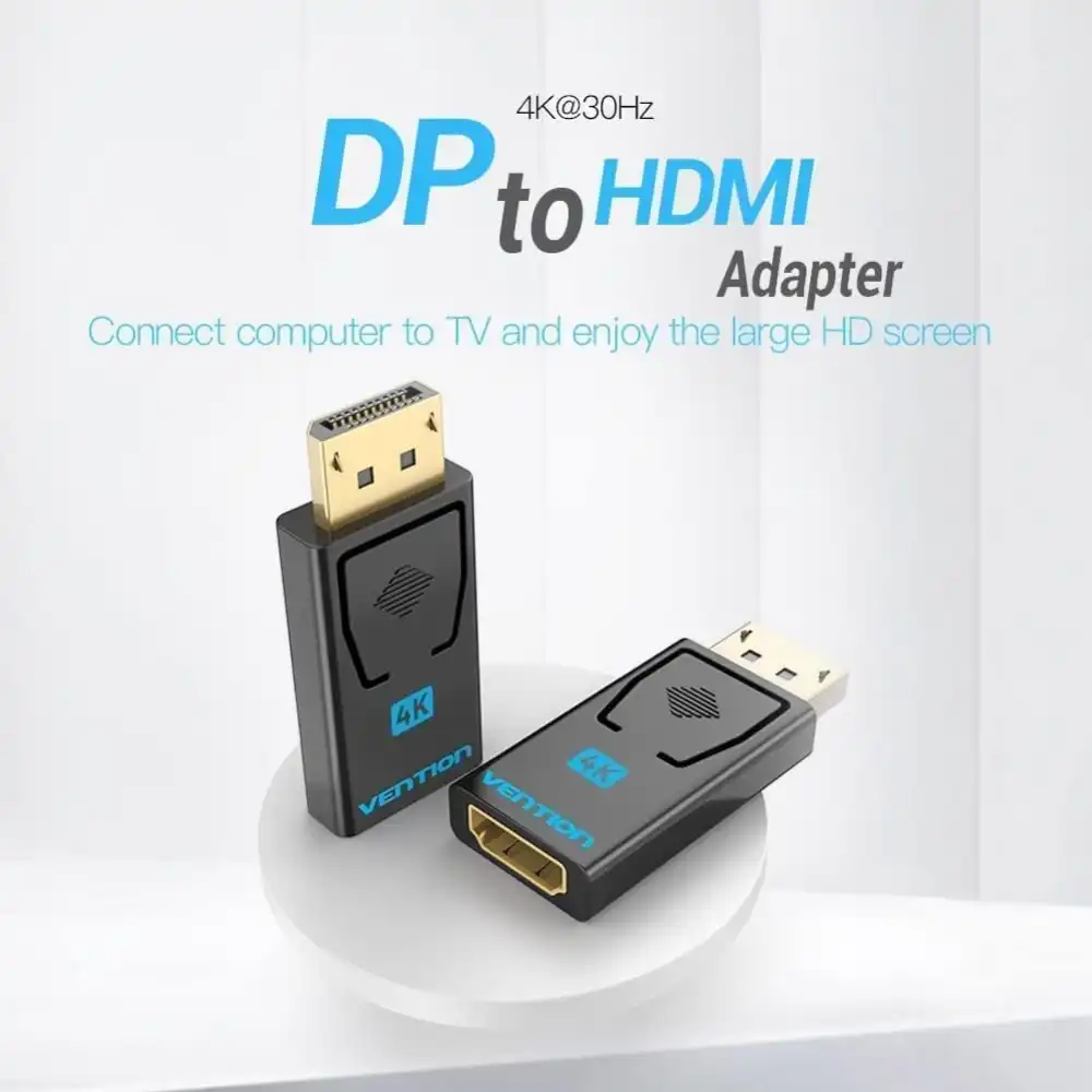 VENTION HBMBO DISPLAY PORT MALE TO HDMI FEMALE ADAPTER - Image 2