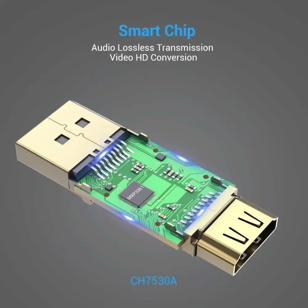 VENTION HBMBO DISPLAY PORT MALE TO HDMI FEMALE ADAPTER - Image 8