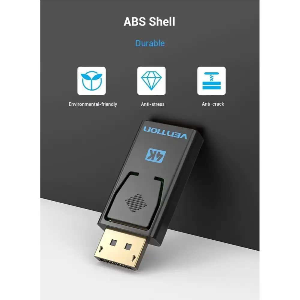 VENTION HBMBO DISPLAY PORT MALE TO HDMI FEMALE ADAPTER - Image 5