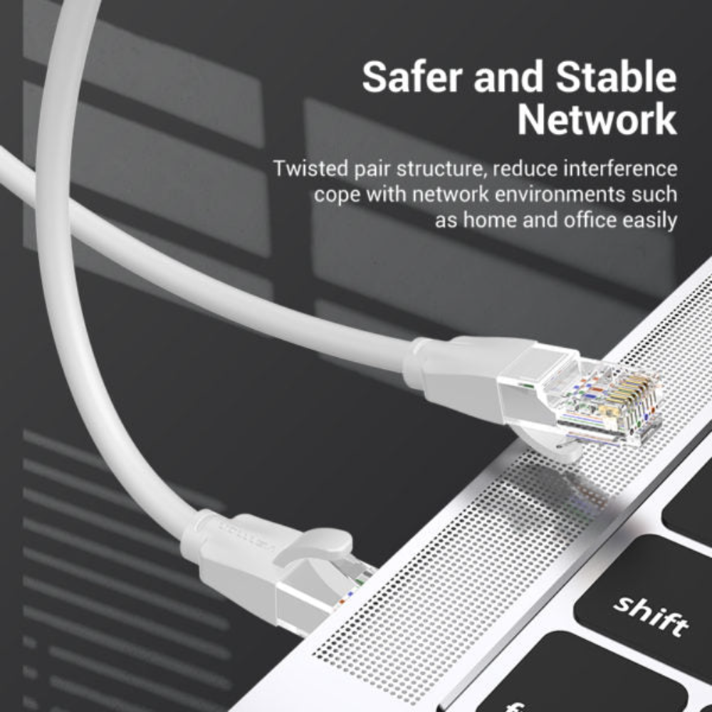 VENTION IBEHI CAT6 UTP PATCH CABLE 3M GRAY - Image 4