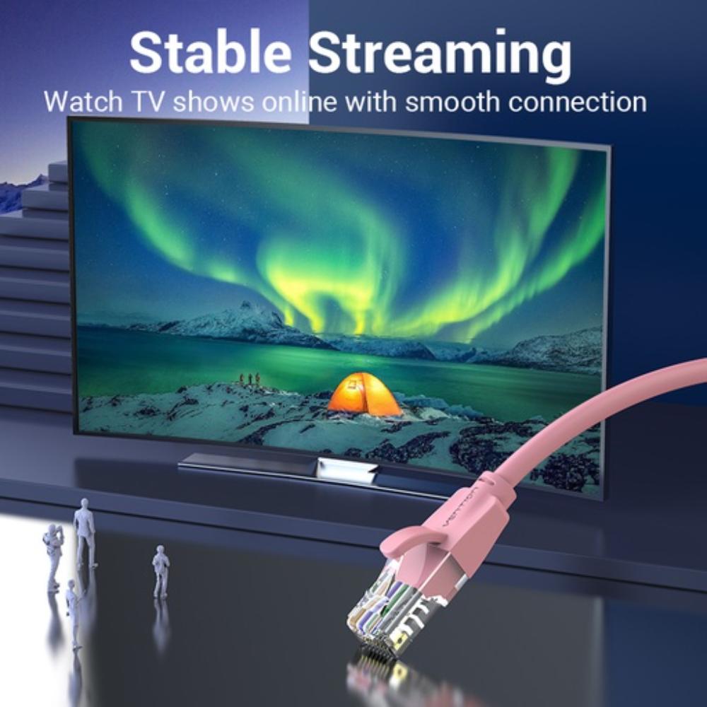 VENTION IBEPH CAT6 UTP PATCH CABLE 2M PINK - Image 6