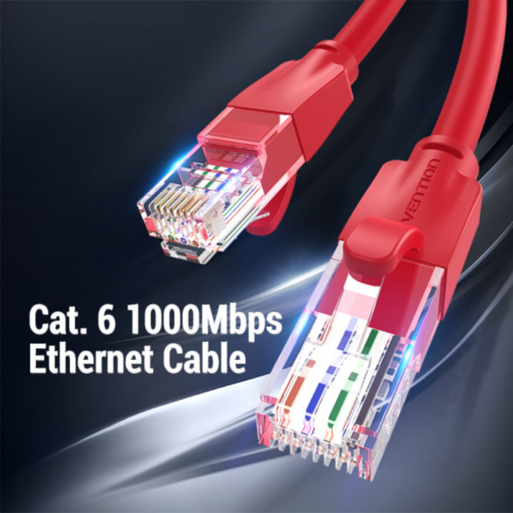 VENTION IBERH CAT6 UTP PATCH CABLE 2M RED - Image 4