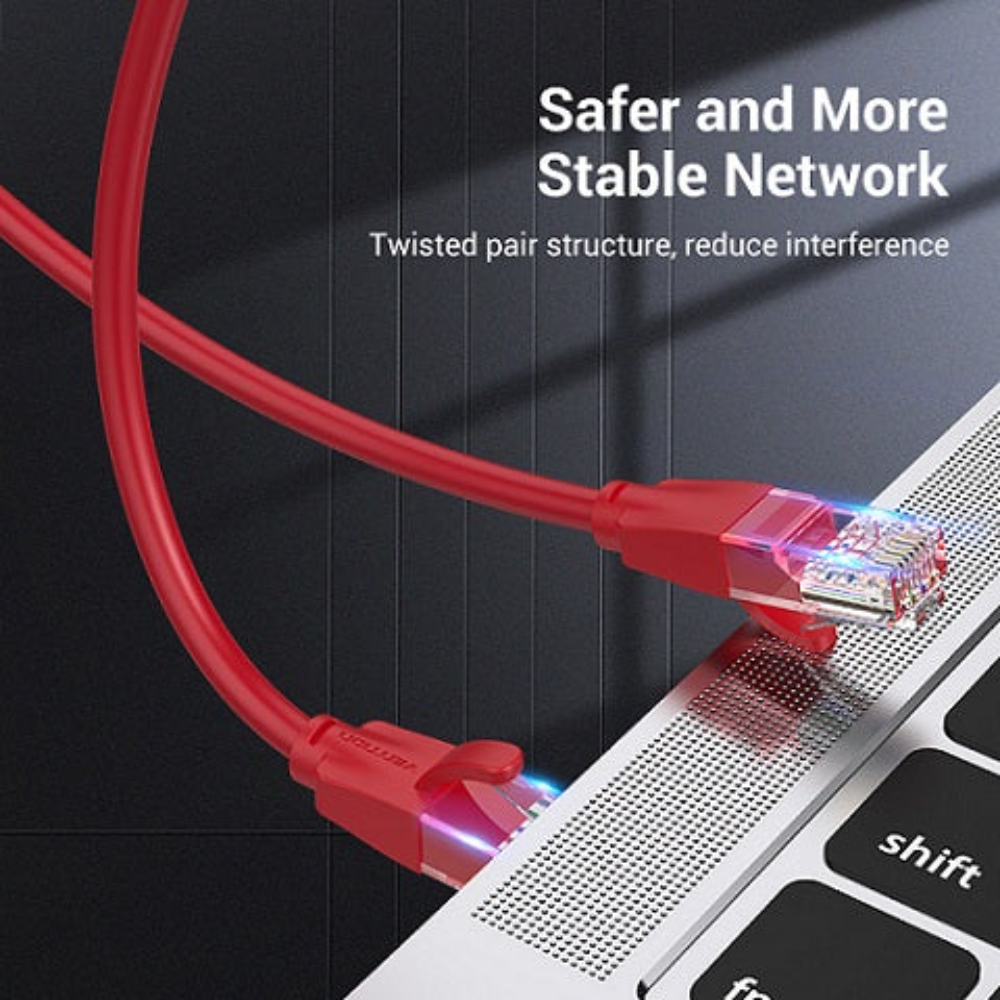 VENTION IBERH CAT6 UTP PATCH CABLE 2M RED - Image 6