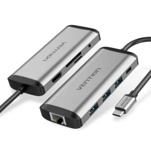 Vention THAHB Multi-Function USB-C 9-in-1 Docking Station