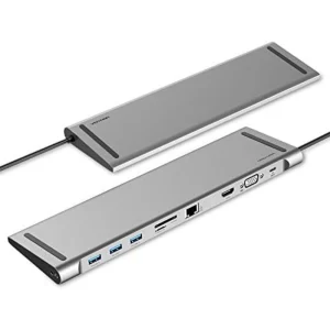 Vention THOHAH 10-in-1 Type-C Docking Station Metal Gray