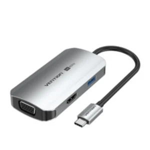 Vention TOAHB Multi-Function USB-C 4-in-1 Docking Station