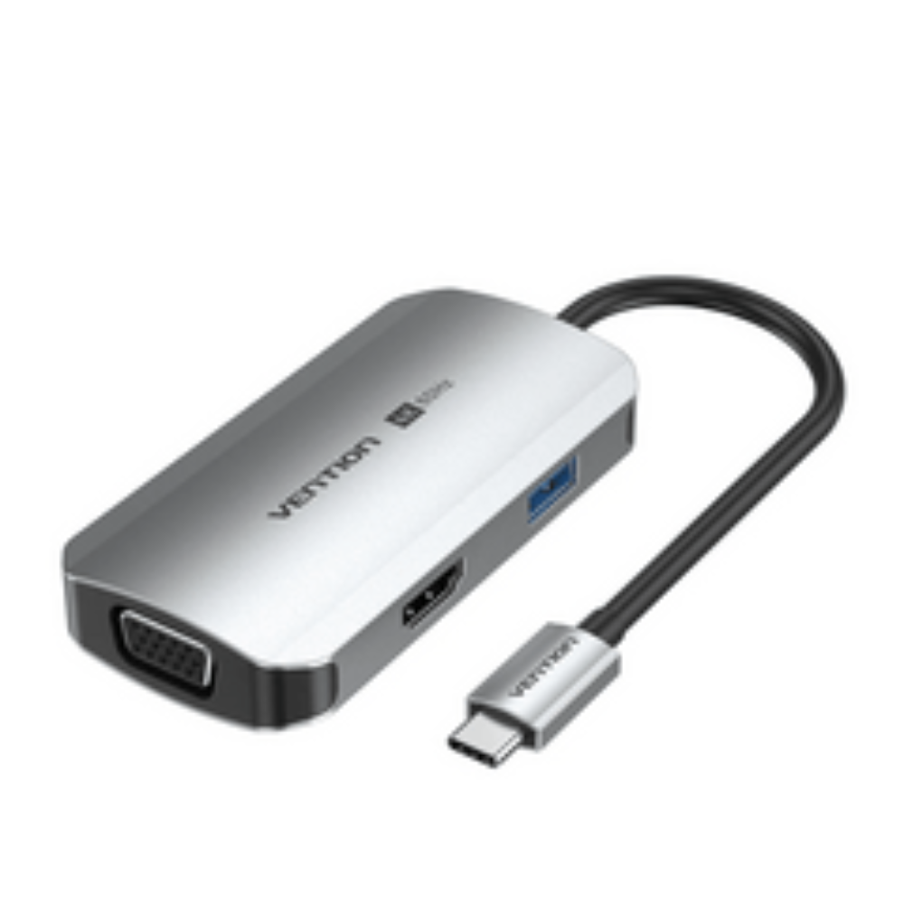 Vention TOAHB Multi-Function USB-C 4-in-1 Docking Station