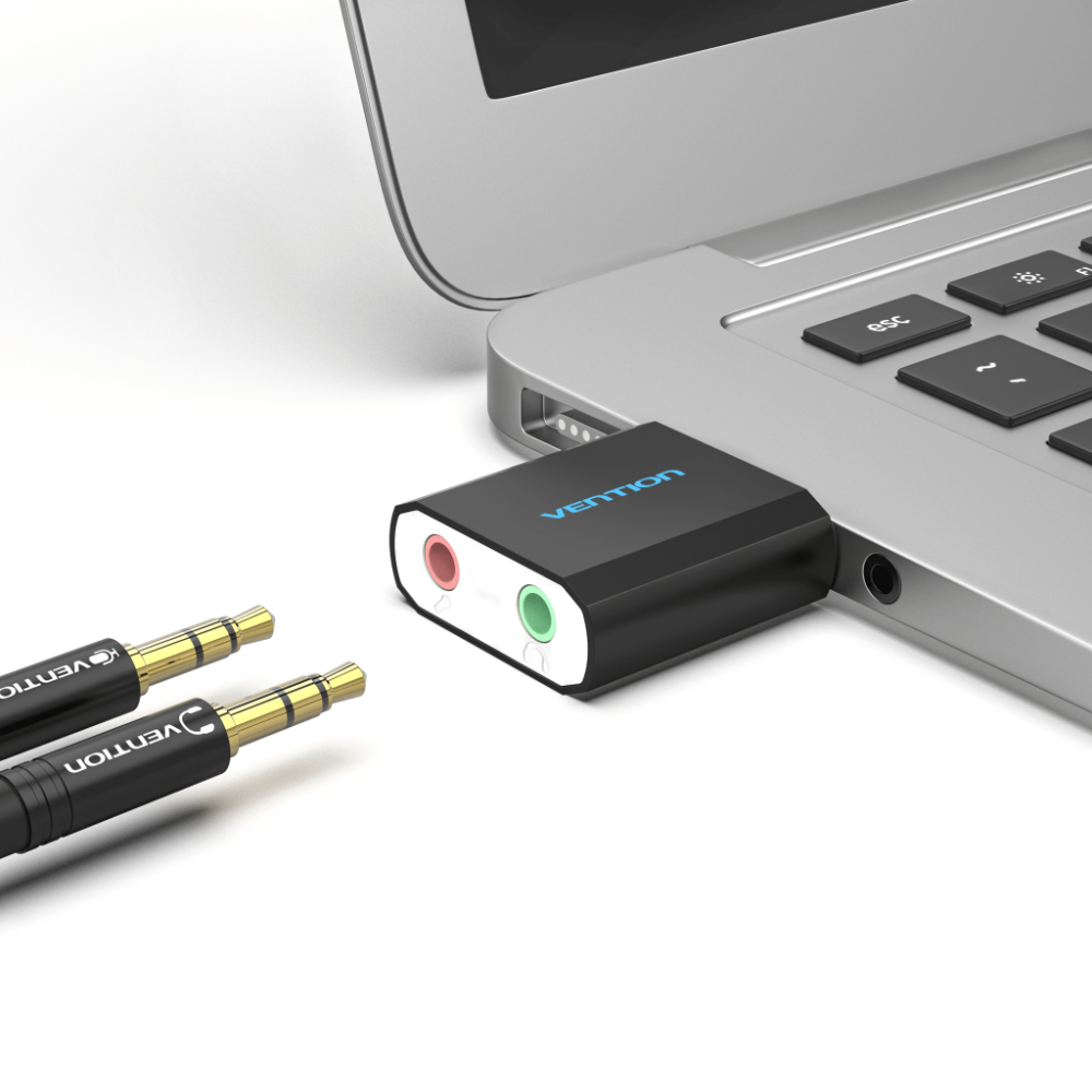 VENTION VAB-S17-B USB EXTERNAL SOUND CARD - Image 2