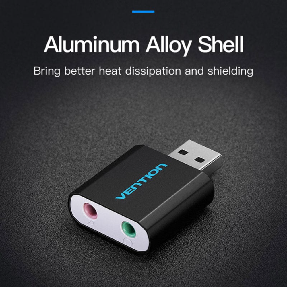 VENTION VAB-S17-B USB EXTERNAL SOUND CARD - Image 3