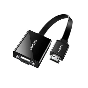 UGREEN 40248 HDMI to VGA Converter Adapter 25cm Black