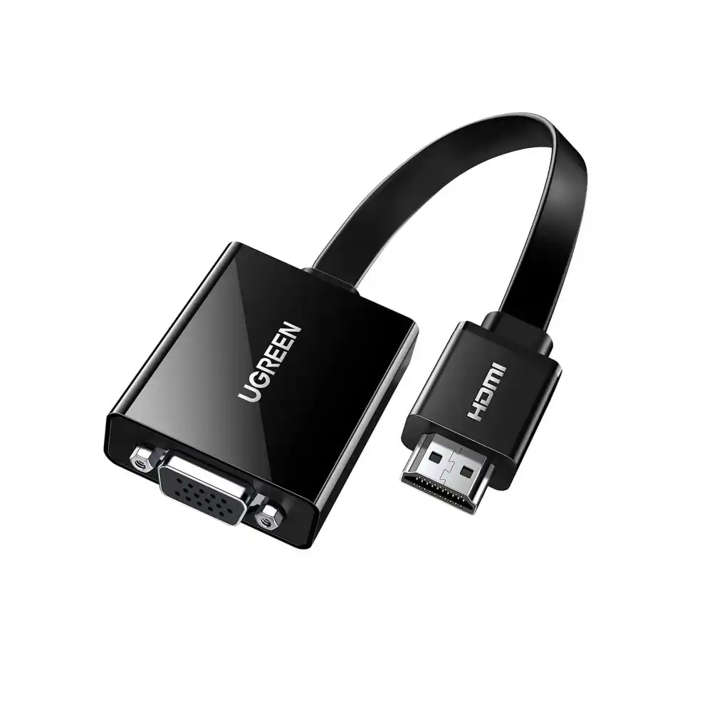 UGREEN 40248 HDMI to VGA Converter Adapter 25cm Black