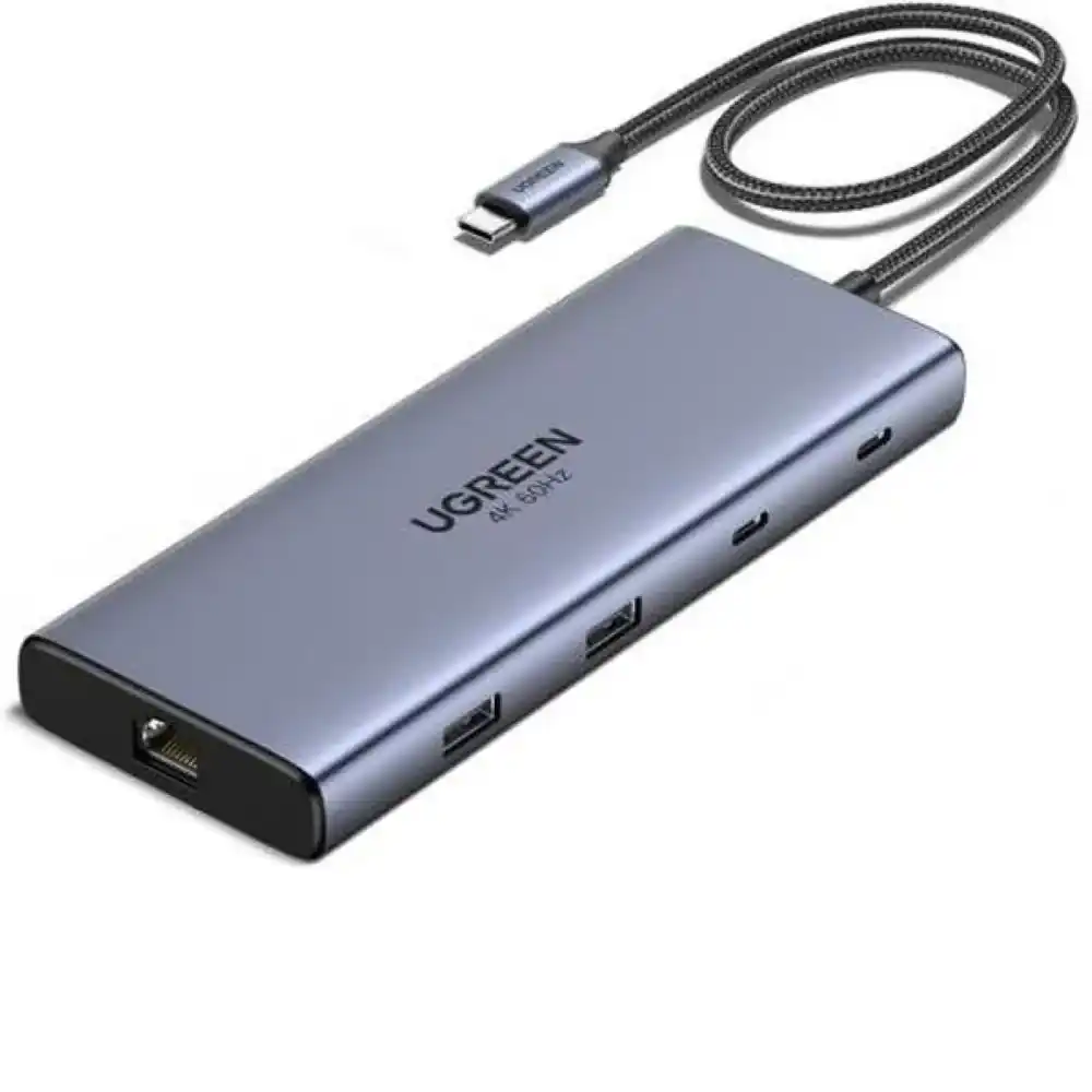 UGREEN 45380 10-in-1 USB-C Docking Station Dual 4K@60Hz HDMI 100W PD