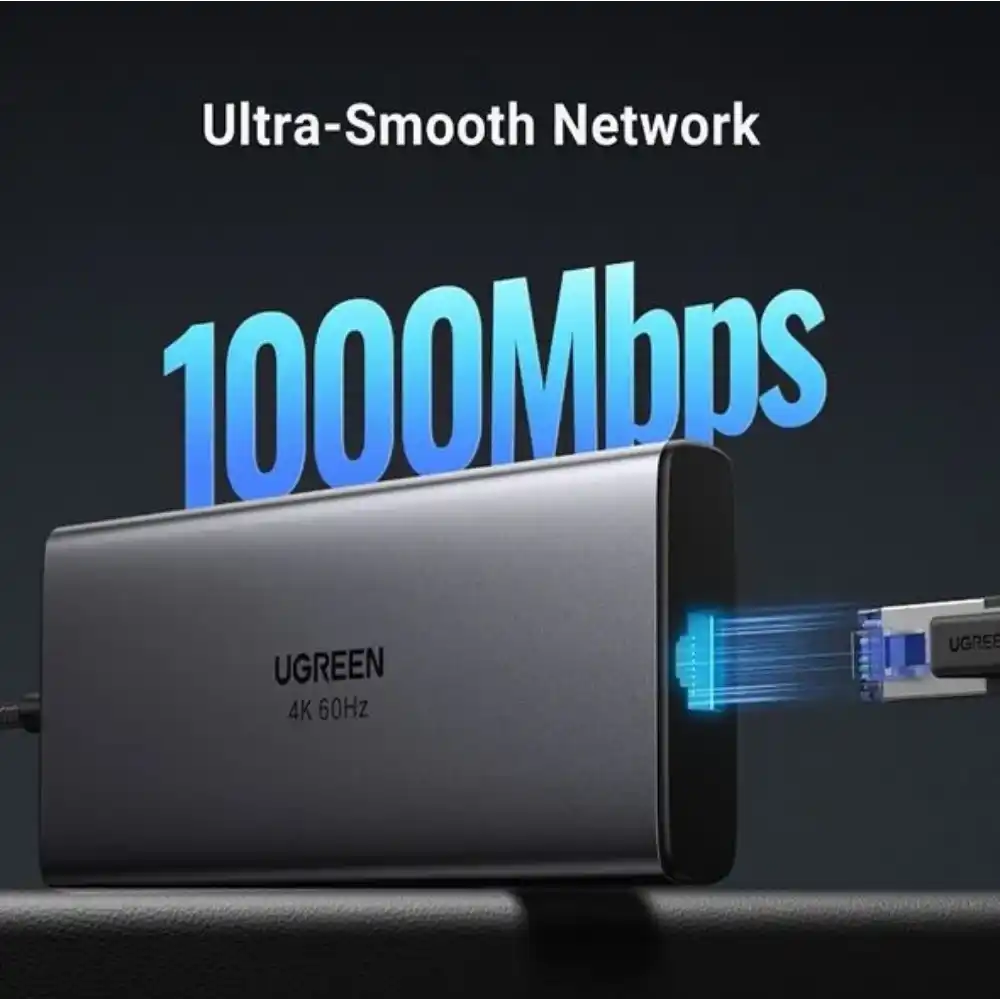 UGREEN 45380 10-in-1 USB-C Docking Station Dual 4K@60Hz HDMI 100W PD