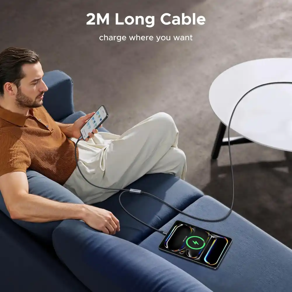 UGREEN 75733 140W 2-in-1 Dual USB-C Cable 2M Fast Charging