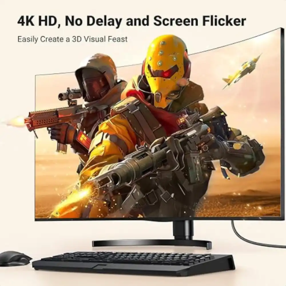 UGREEN 35843 4K DisplayPort to HDMI Cable 1080P@120Hz 3M - Image 7