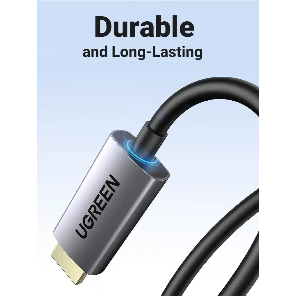 UGREEN 45503 HDMI 4K FIBER OPTIC CABLE ALUMINUM SHELL 10M