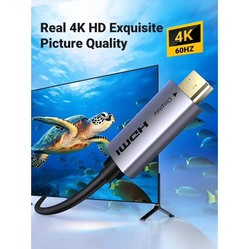 UGREEN 45503 HDMI 4K FIBER OPTIC CABLE ALUMINUM SHELL 10M