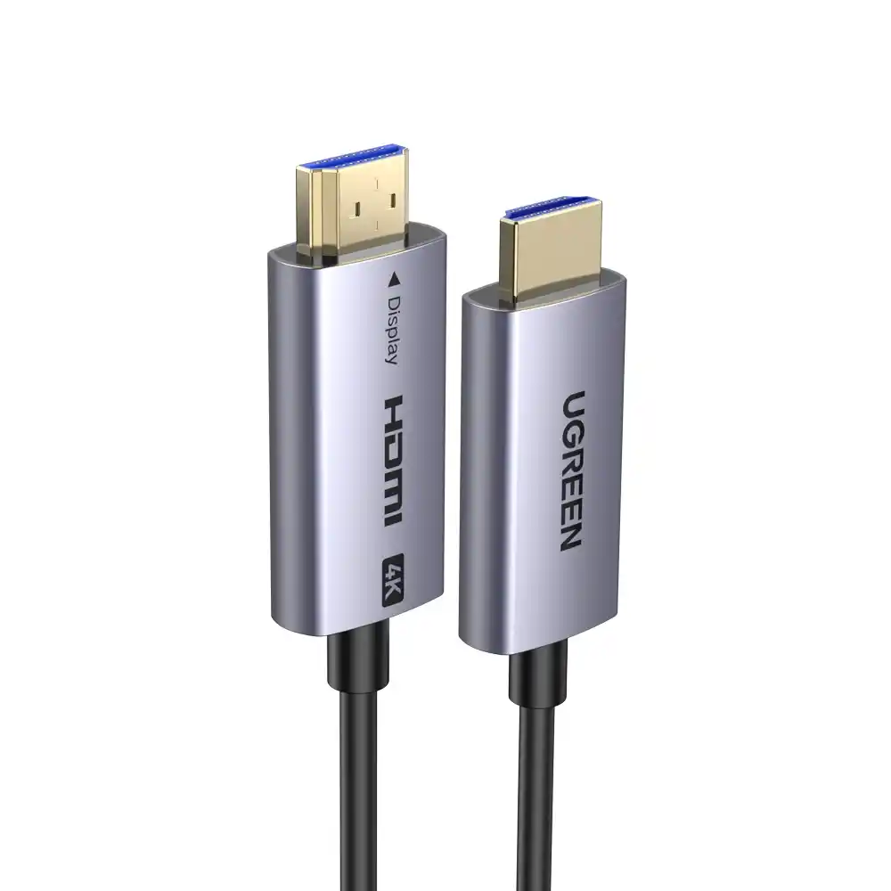 UGREEN 45503 HDMI 4K FIBER OPTIC CABLE ALUMINUM SHELL 10M