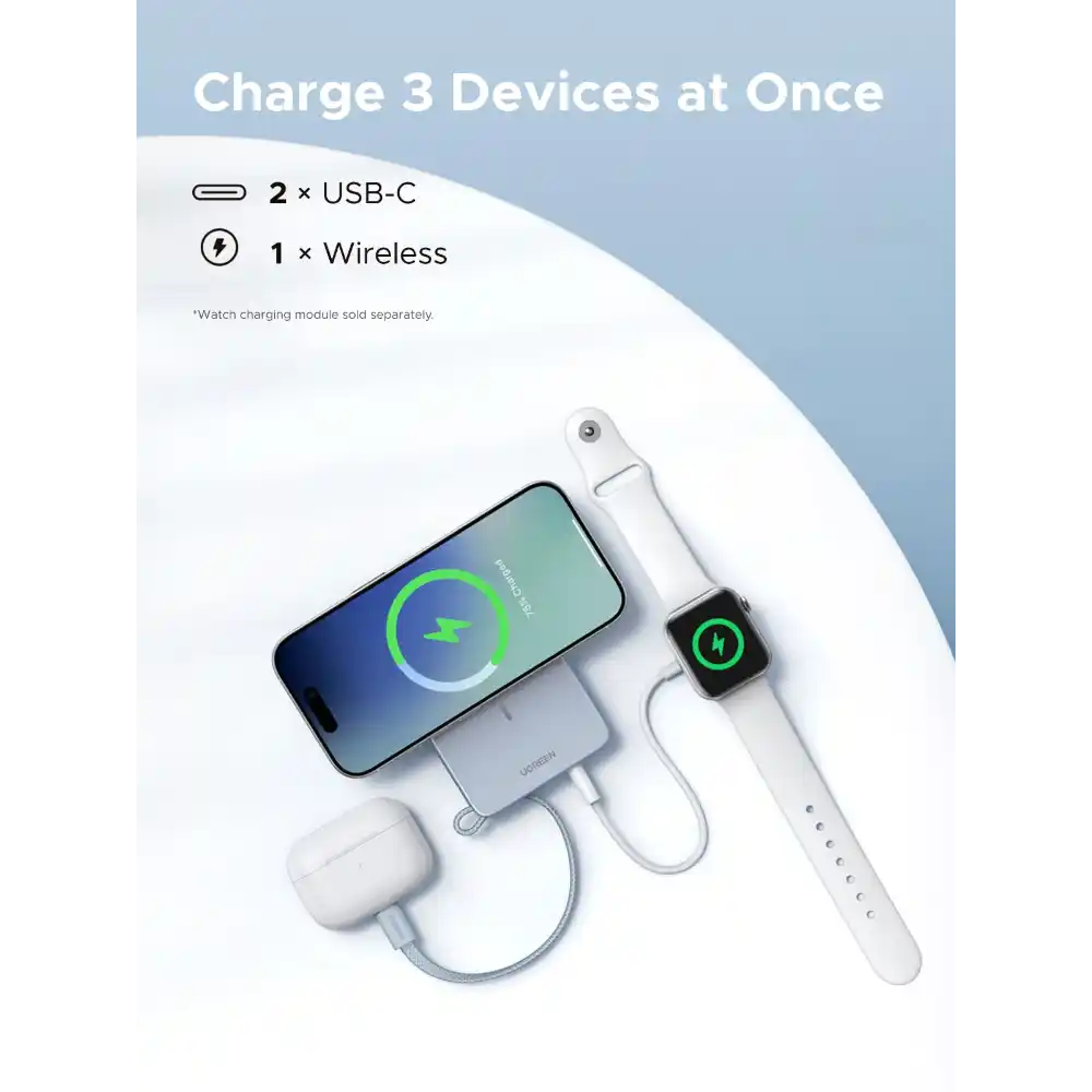 UGREEN 65958 Magflow 10000mAh 25W Qi2 Magnetic Power Bank
